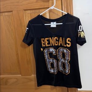 pink bengals t-shirt